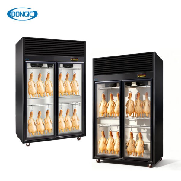 3 Air Cooling Frostless Glass Door Duck Drying Cabinet