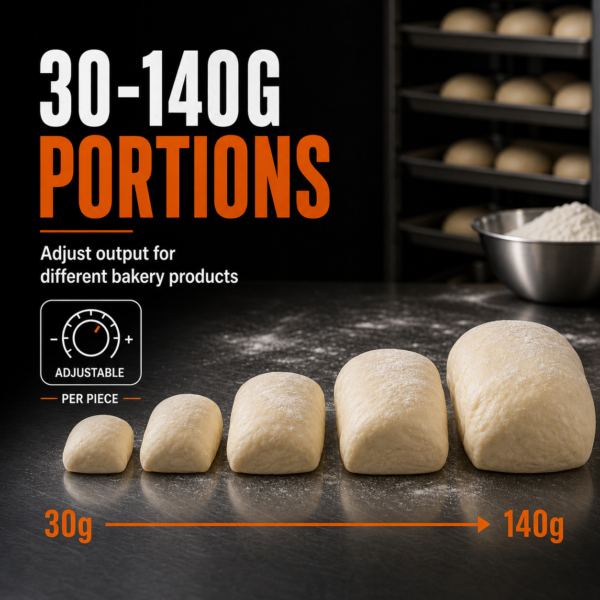 Automatic Dough Portioning Electric Dough Divider Machine Block Cutter