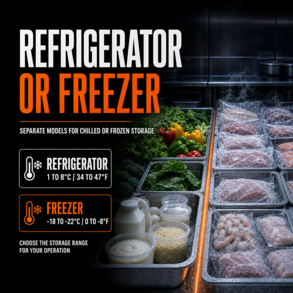 3 Bottom Mounted Reach-in Solid Door Food Truck Freezer Refrigerator