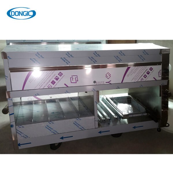 Heated Display Cabinet Pie Warmer Hot Food Showcase