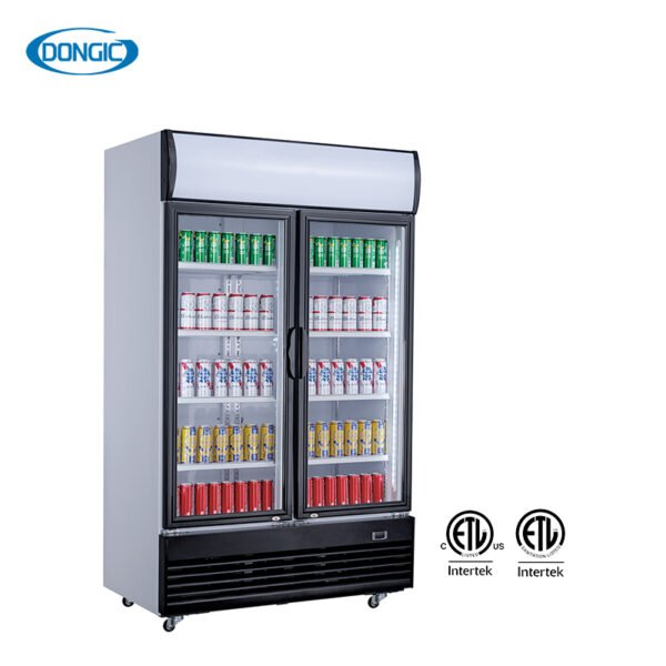334 Glass Door Merchandiser Drink Display Refrigerator Cooler