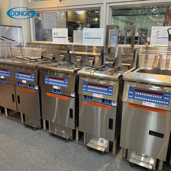 Auto Lift Electric Deep Fryer with Oil Filtration System