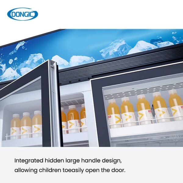 4 Air Cooler Glass Door Display Freezer/Refrigerator