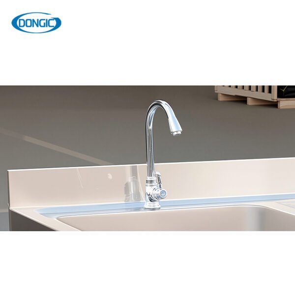 4 Stainless Steel Kitchen Sink Single Bowl with Drainboard Sink