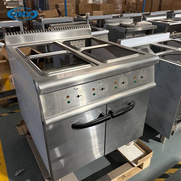 4 EGO 4/6 Square Hot Plate Electric Cooking Stove with Cabinet/oven