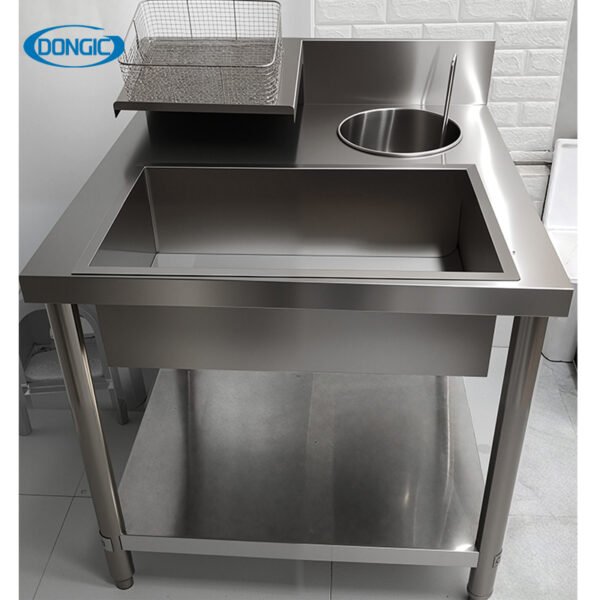 Single/Double Pan Bread Fast Food Breading Station