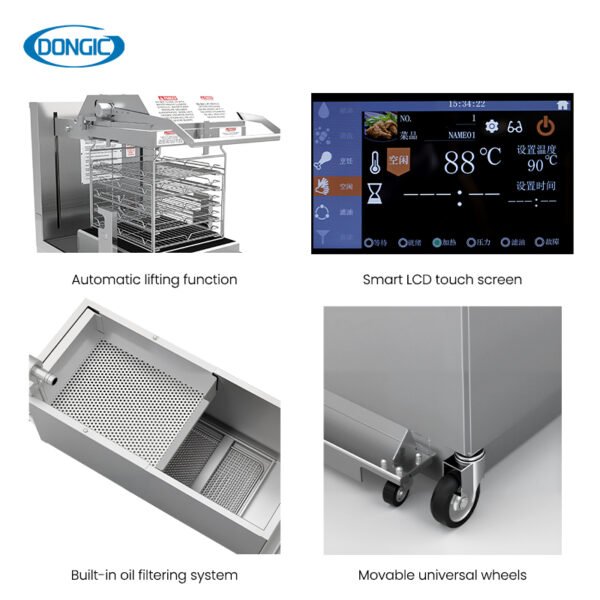 Electric Commercial Pressure Deep Fryer