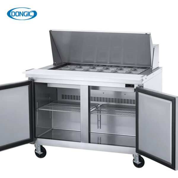 Forced Air Refrigeration Mega Top Salad Prep Table Refrigerators