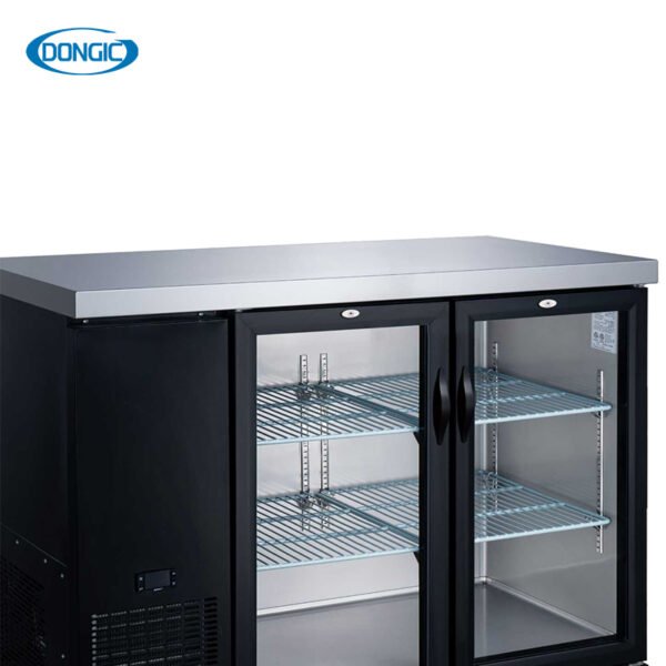 Commercial Refrigeration Hinged Door Display Showcase Back Bar Beverage Coolers