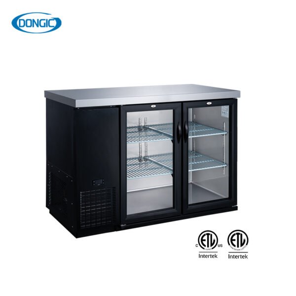 48H22 Sliding/Hinged Door Display Showcase Back Bar Beverage Coolers