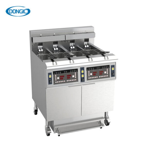 Auto Lift 4 Tank Commercial Fryer