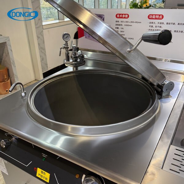 Commercial 100L/150L Electric Jacketed Pressure Soup Kettle