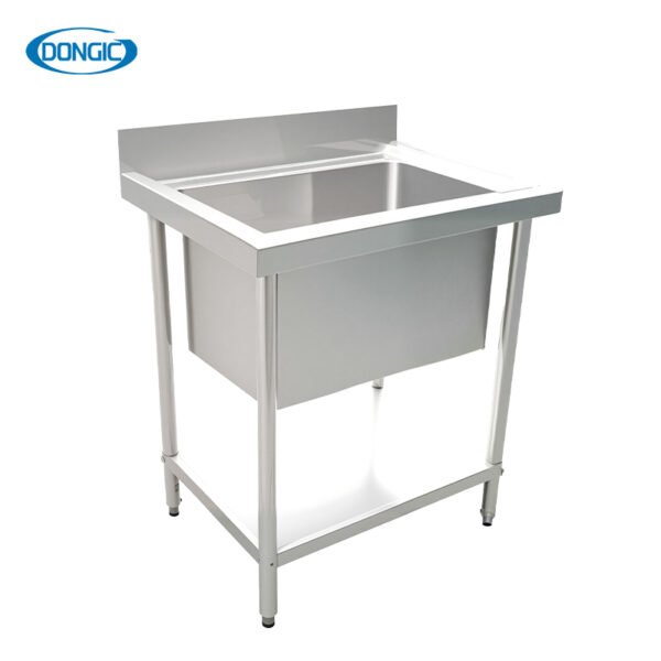 5 Stainless Steel Kitchen Sink Single Bowl with Drainboard Sink