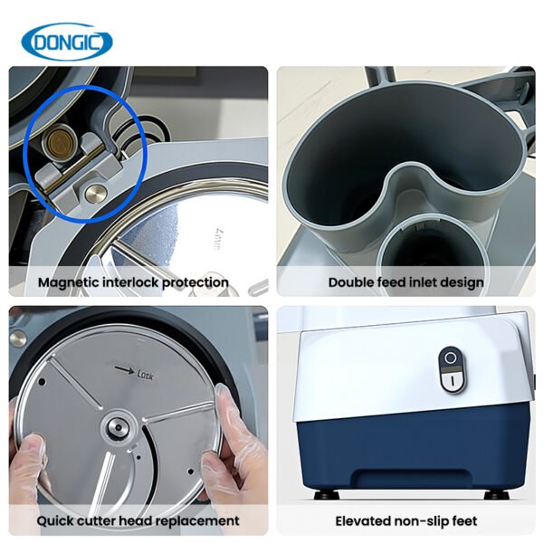 Electric Commercial Combination Processor with Chopper Slicer