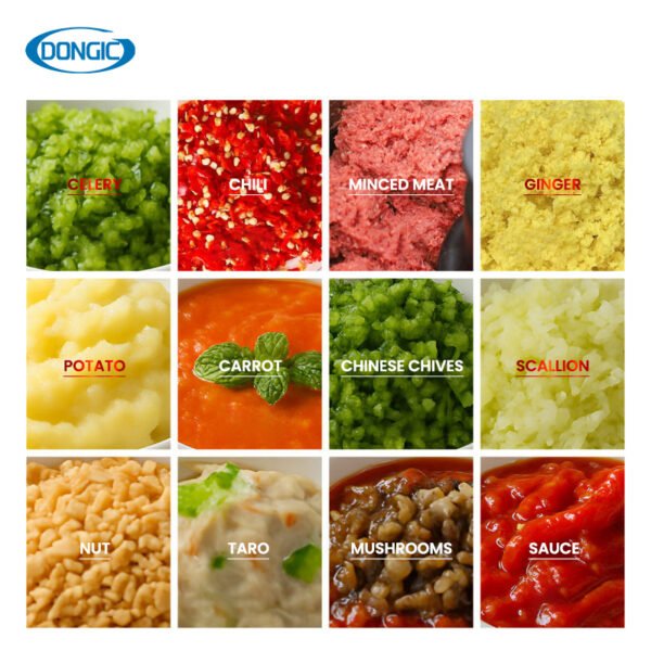 Construction S Shaped Blade Electric High Speed Commercial Food Cutter