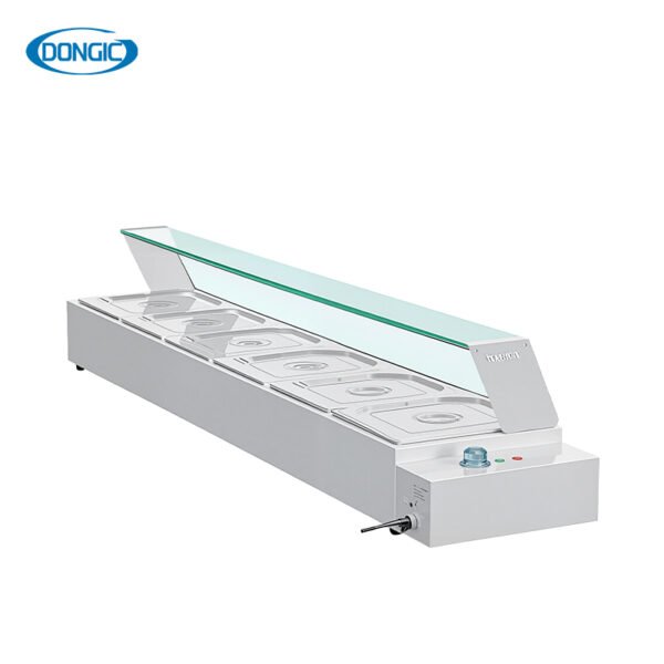 6 Restaurant Catering 5-Pan Electric Bain Marie Food Warmer