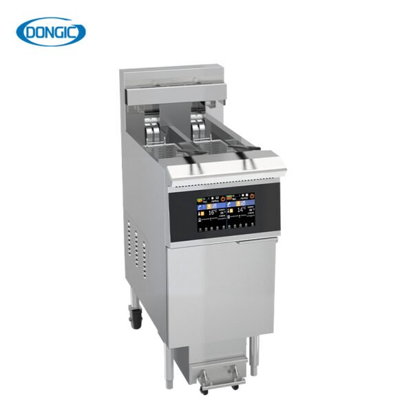 11.6L Commercial Auto Basket Lift Electric Double Tank Deep Fryer
