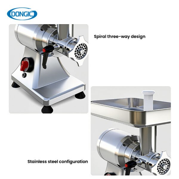 CE Certified 3 Way Spiral Design Multi-Function Commercial Meat Grinder