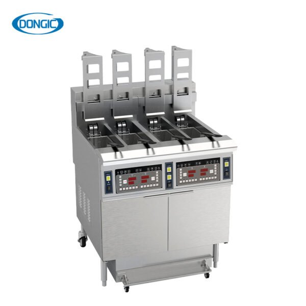 Auto Lift 4 Tank Commercial Fryer