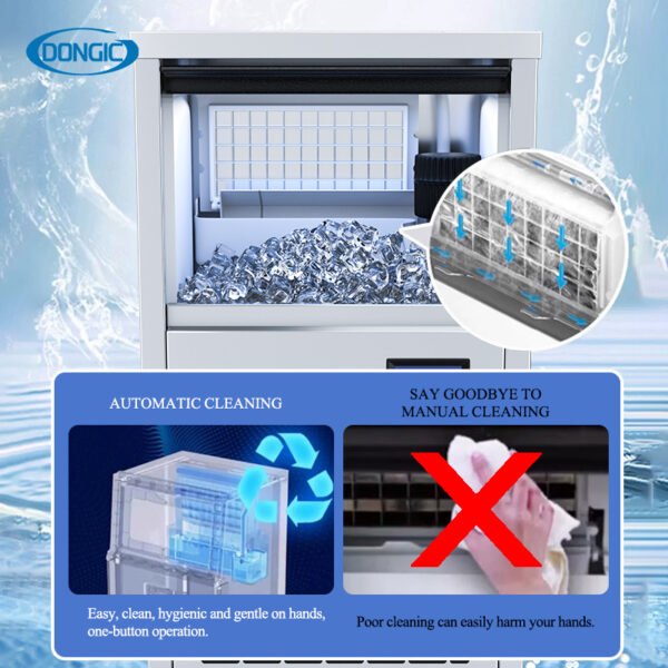 6 Commercial 90Kg Ice Cube Making Maker Machine