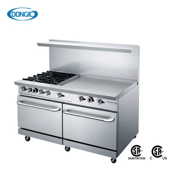 7 24" 36" Griddle Top LPG/NG Gas Burners Range with Oven