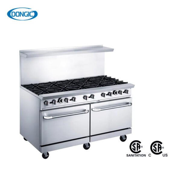 7 Multi Burners Hot Plate Stove Gas Range with Oven