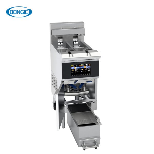 11.6L Commercial Auto Basket Lift Electric Double Tank Deep Fryer