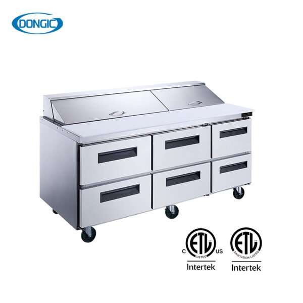 721 Regular/Mega Top Salad Prep Table Refrigerators with Drawers