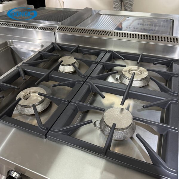 Commercial Grade 700/900 Series 4/6 Burner Clay Pot Cooking Stove