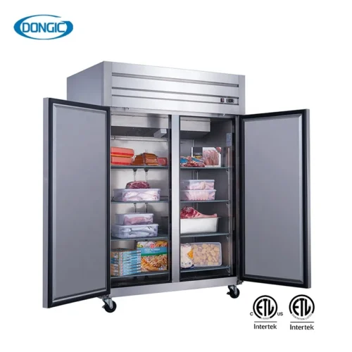Kitchen Refrigerators Restaurant Freezer Large 4 Doors Stainless Steel Refrigerator Commercial Fridge
