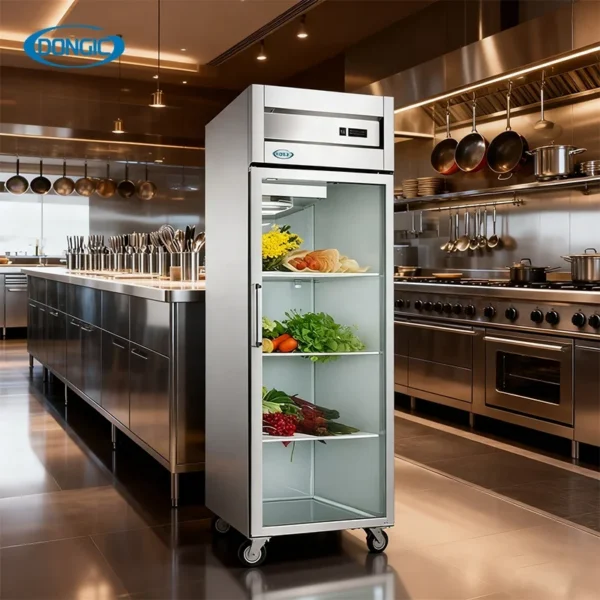 Kitchen Refrigerators Restaurant Freezer Large 4 Doors Stainless Steel Refrigerator Commercial Fridge