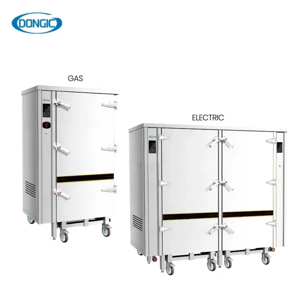 Automatic-Seafood-Steamer-Layers-Steaming-Rice.webp Commercial Stainless Steel Rice Steamer Gas Electric Restaurant Cooking Equipment Metal Steam Rice Cabinet Factory Direct