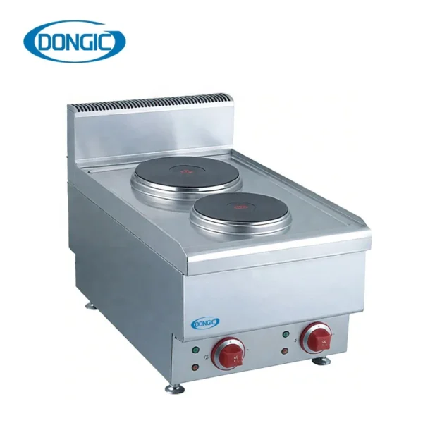 2 Burner Countertop Electric Griddle Range