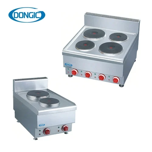 2/4 Burner Countertop Electric Griddle Range