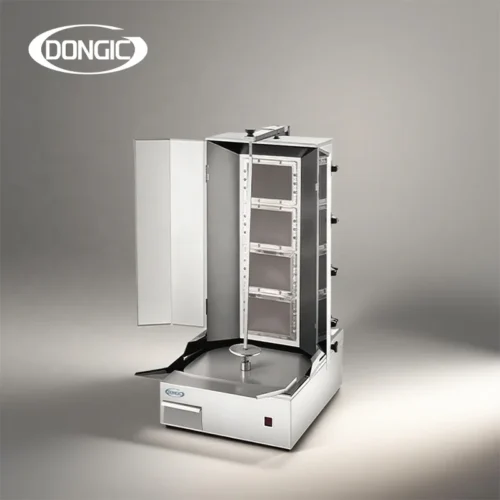 Professional Floor Model Shawarma Rotisserie Gas/Electric with Base Cabinet