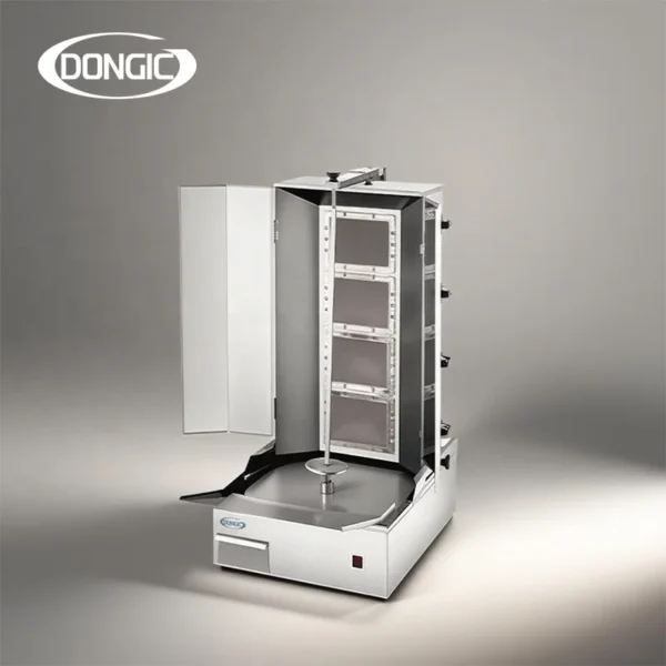 Professional Floor Model Shawarma Rotisserie Gas/Electric with Base Cabinet