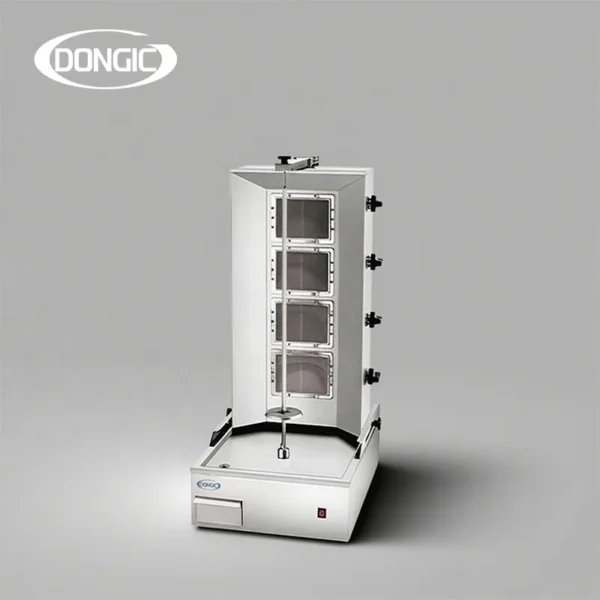 Professional Floor Model Shawarma Rotisserie Gas/Electric with Base Cabinet