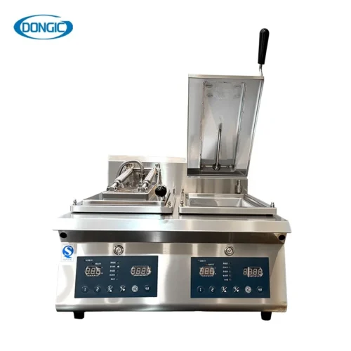 Commercial Dumpling Fryer Machine Fried Gyoza Griddle Single Type Cooker Grill Equipment