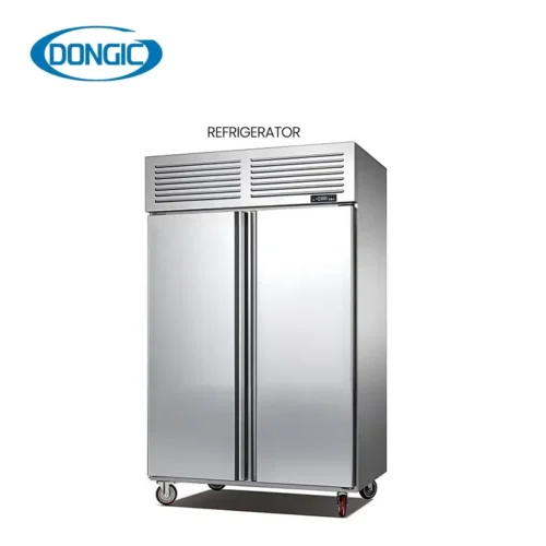 304 Stainless Steel Upright Double Door Refrigerator
