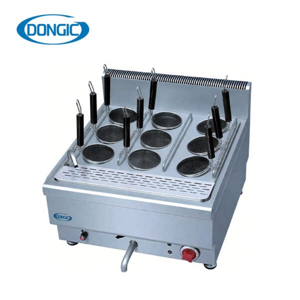 Corrosion Resistant 9 Basket Countertop Gas Electric Noodle Cooker
