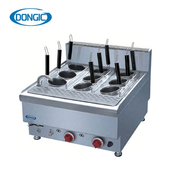 Corrosion Resistant 9 Basket Countertop Gas Electric Noodle Cooker
