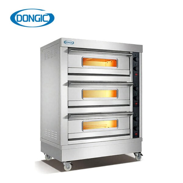 Commercial Bakery Equipment 3 Deck Electric Oven