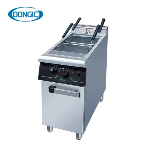 Energy-Efficient-Stainless-Steel-Jet-Flow.webp 700 Series 2 Basket Vertical Electric Pasta Cooking Station Range with Cabinet