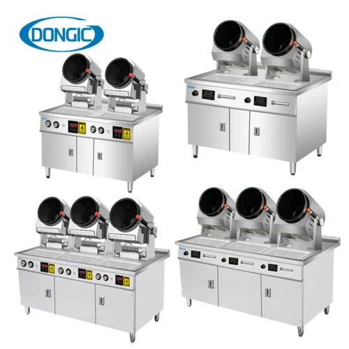 Commercial Kitchen Automatic Food Cooking Stir Fry Machine