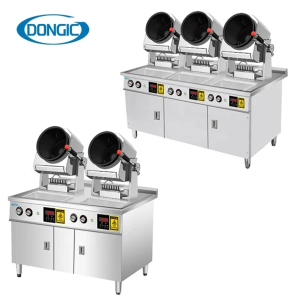 Intelligent commercial kitchen cooker