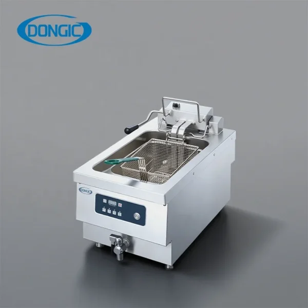 Hot Sale Commercial Stainless Steel Restaurant Potatoes Frying Machine Automatic Electric Gas Deep Oil Fryer for Fried Chicken
