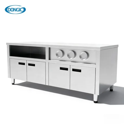 Stainless Steel Kitchen Storage Shelf Rack Work Bench Shelves for Supermarket Warehouse