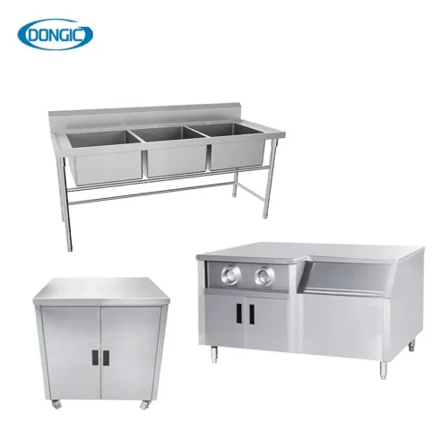 Stainless Steel Kitchen Storage Shelf Rack Work Bench Shelves for Supermarket Warehouse