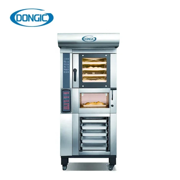 Industrial-Bakery-Combined-Bread-Toasters-Cake.webp Electric Convection Baking Oven with Cabinet and Hot Air Circulation Oven