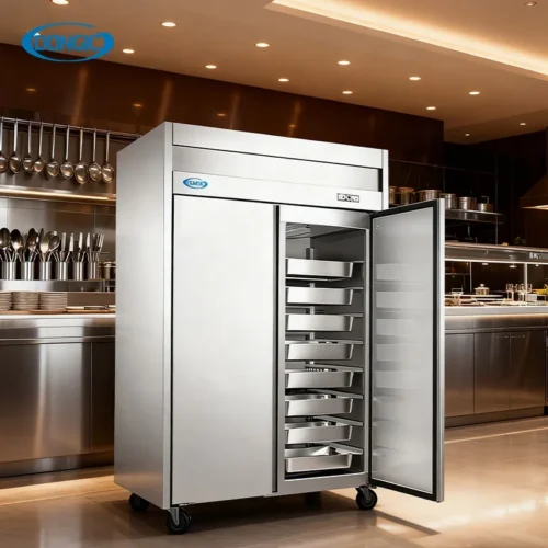 Wholesale Fridge Freezer Commercial Stainless Steel Fridge Upright Refrigeration Kitchen Chiller Freezer Price
